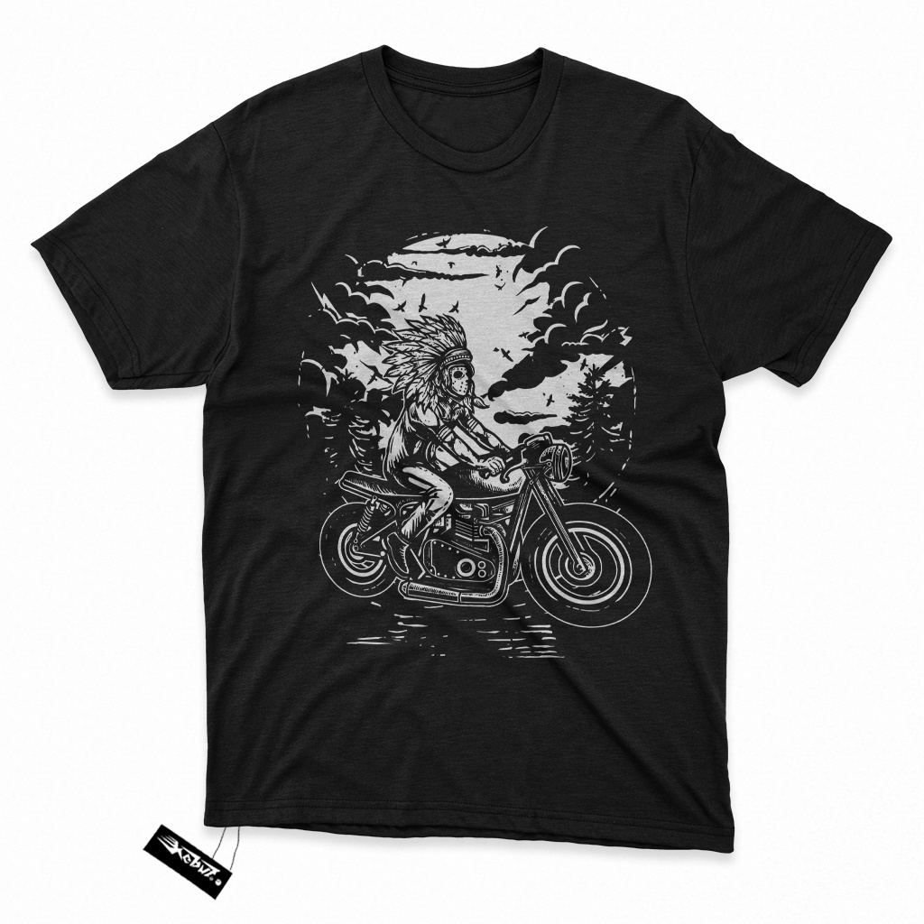 Jual Kaos MOTOR Indian Chief Rider - Kain Katun Tshirt / baju distro ...