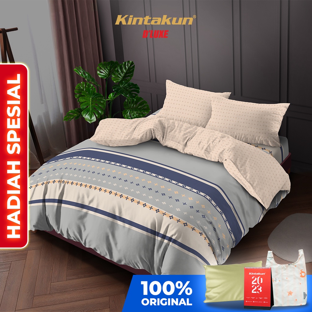 Jual Kintakun Bedcover Set Fitted 160/180 Madana Aesthetic Dluxe