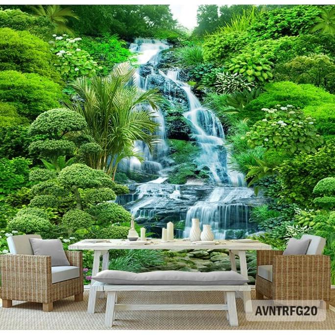 Jual Sale Wallpaper Dinding Pemandangan Alam, Wallpaper Air Terjun