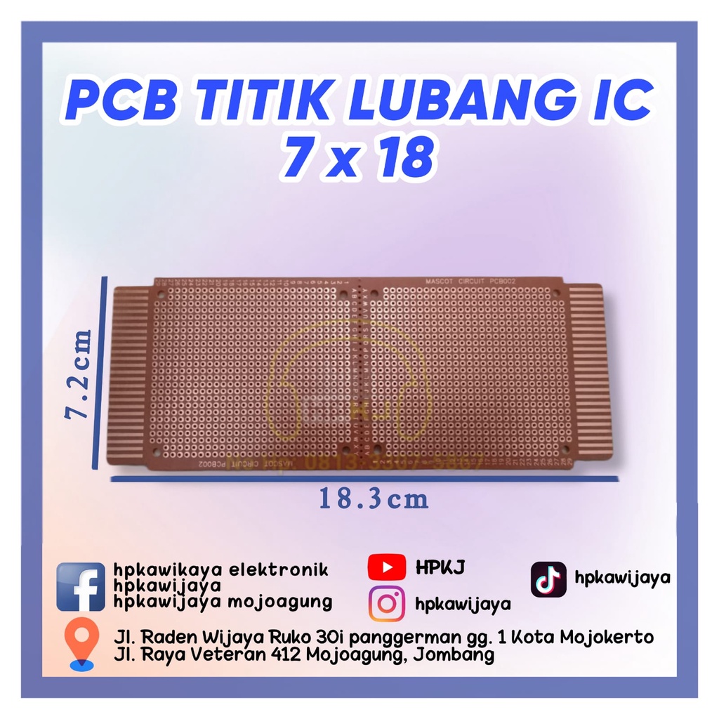 Jual PCB LUBANG IC pcb lubang titik ic | Shopee Indonesia