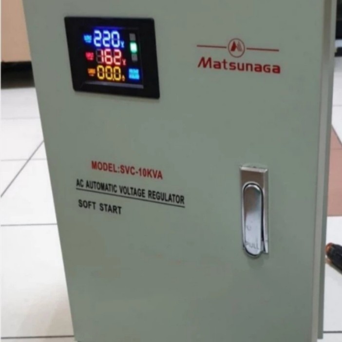 Jual Stabilizer MATSUNAGA Stavol 5000watt New Digital 5000Va Penstabil ...