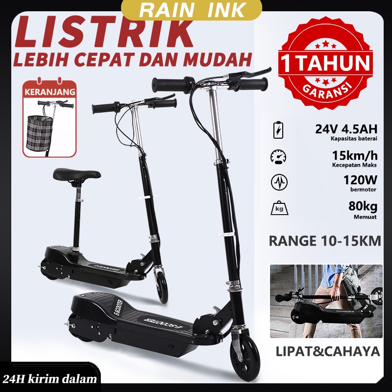 Jual Scooter Listrik Dewasa Murah Skuter Listrik Dewasa Remaja Portabel ...