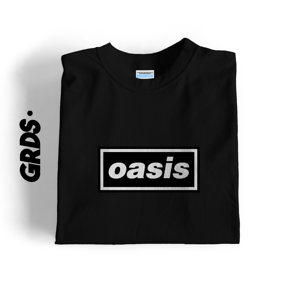 Jual KAOS LOGO OASIS / T-SHIRT LOGO OASIS FREE STICKER | Shopee Indonesia