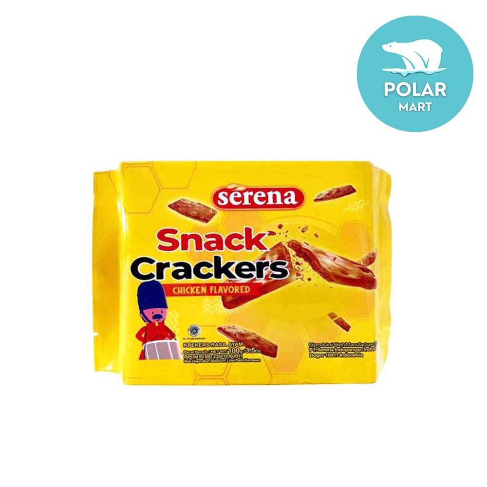 Jual Serena Snack Crackers Chicken Flavoured Krekers Rasa Ayam 100 Gram ...
