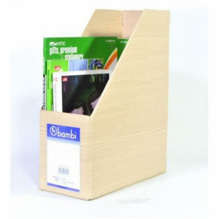Jual Box File Bambi 1033 Magazine File Brown Wood | Shopee Indonesia