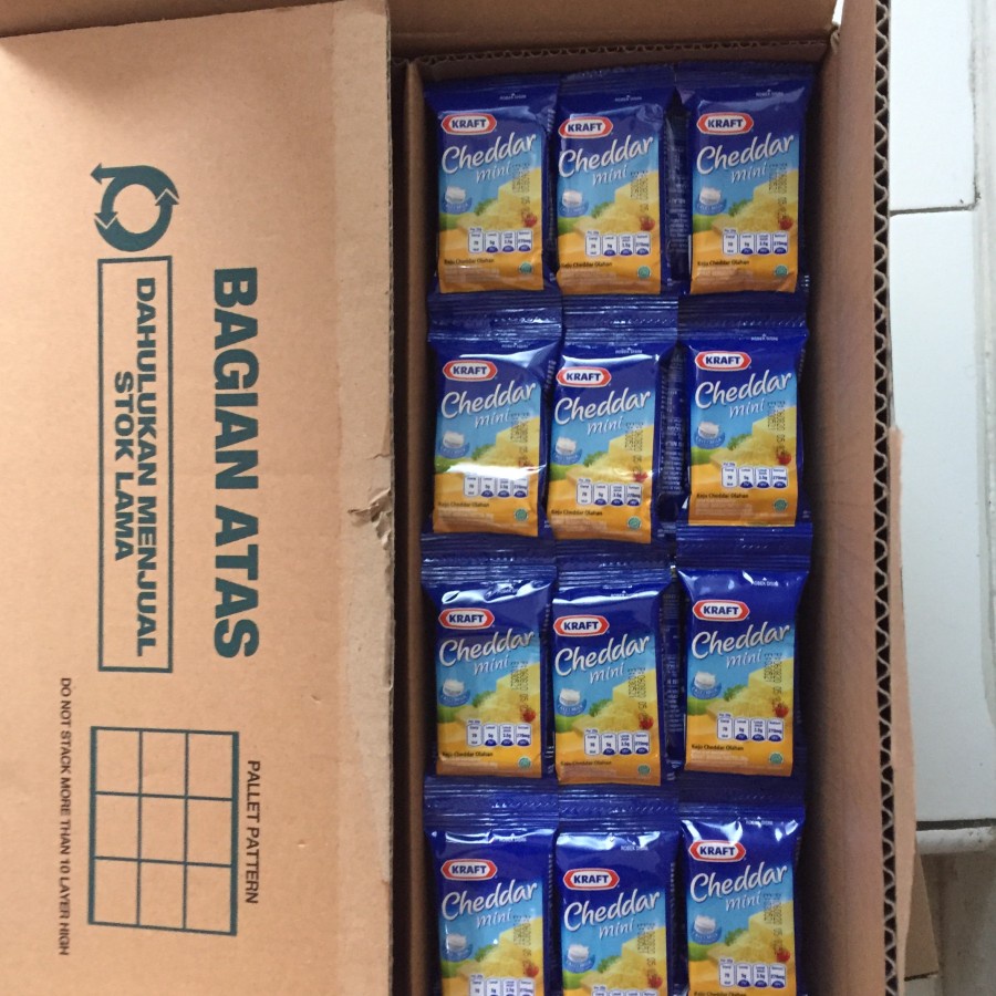 Jual Keju Kraft Mini 1 Karton 30gr 18 Renceng | Shopee Indonesia