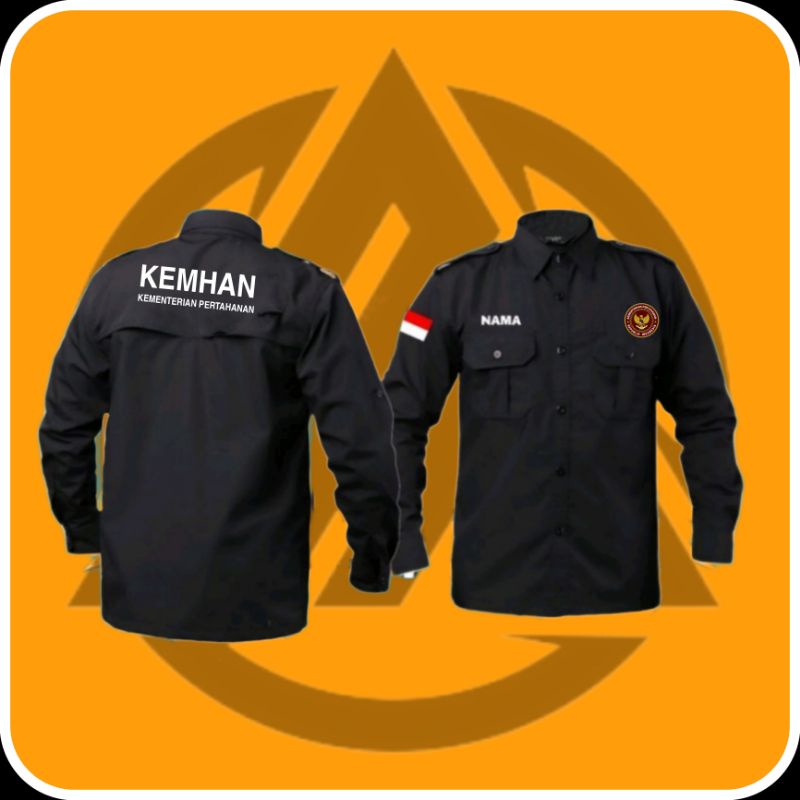 Jual Baju Kemeja Pdl Kemhanbaju Kemhankemeja Lapangan Pdl Custom Shopee Indonesia 1679