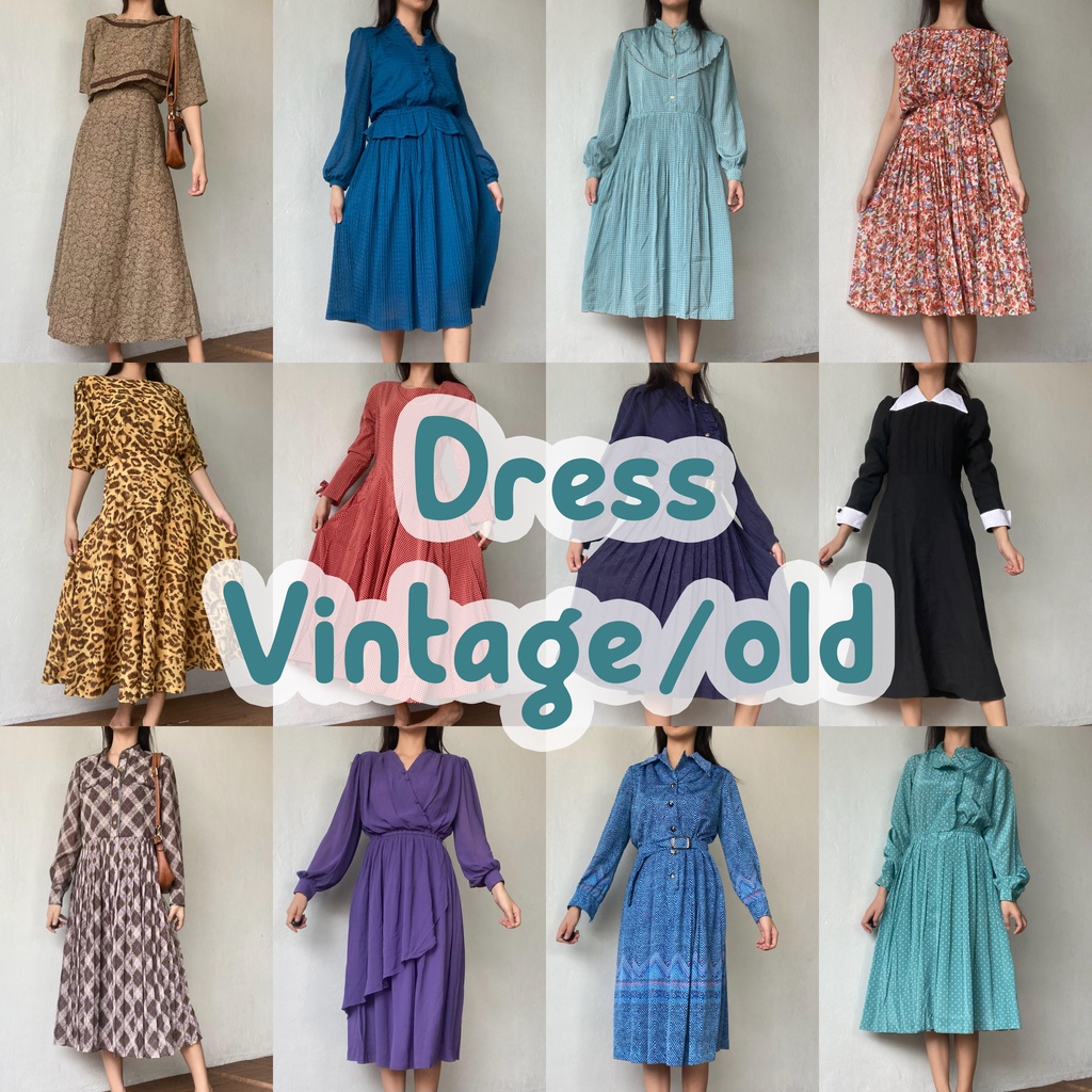 Shopee vintage dress store