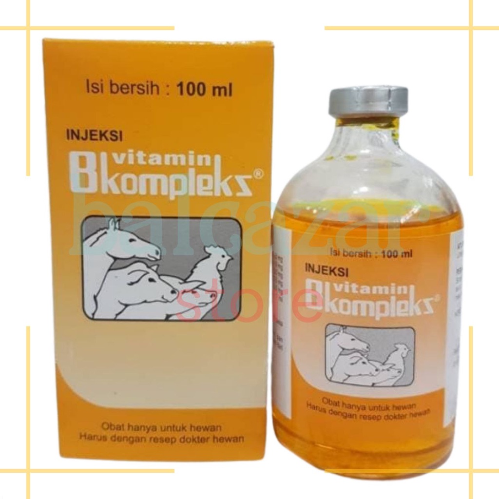 Jual Vitamin B Komplex Kompleks Suntik Injeksi Hewan Kelinci Sapi ...