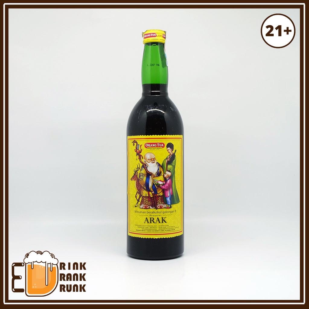 Jual ARAK OBAT CAP ORANG TUA - 620 ml (± 19.7%) | Shopee Indonesia