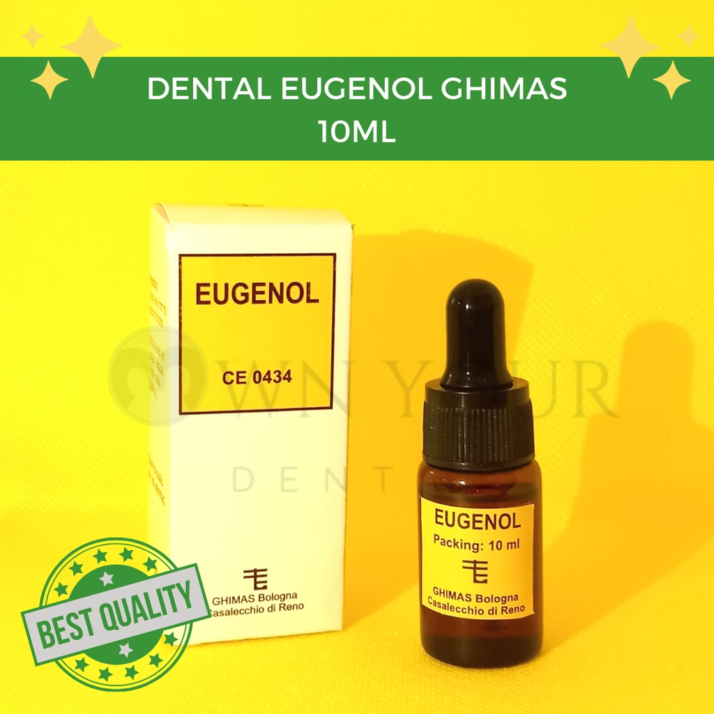 Jual Eugenol Dental Ghimas Minyak Cengkeh Eughenol Anti Nyeri 10ml ...