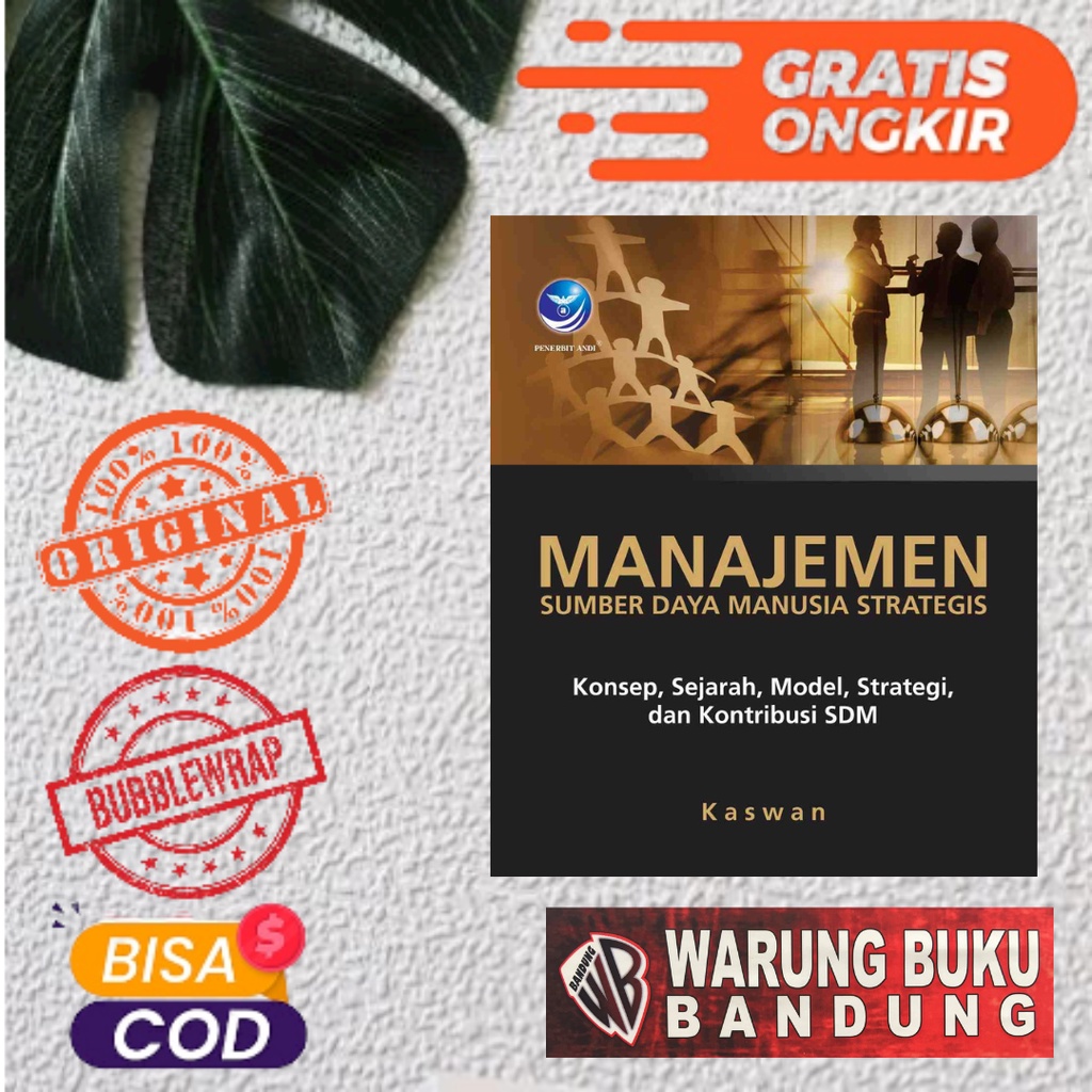 Jual Buku Manajemen Sumber Daya Manusia Strategis Konsep Sejarah