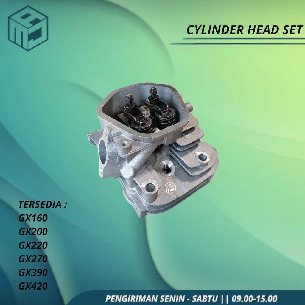 Jual Cylinder Head Set Silinder Kop Komplit Mesin Bensin Katinting Penggerak Gx Gx Gx