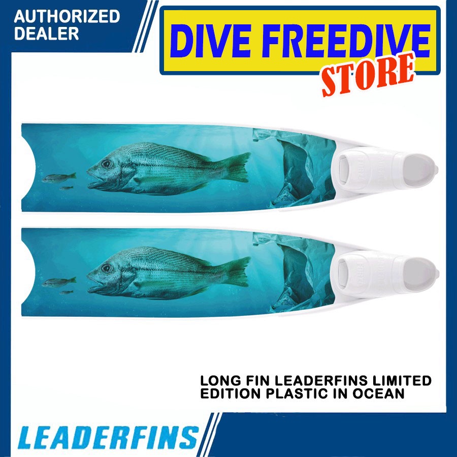 Jual Long Fin Leaderfins Pure Carbon Fiberglass Limited Plastic In