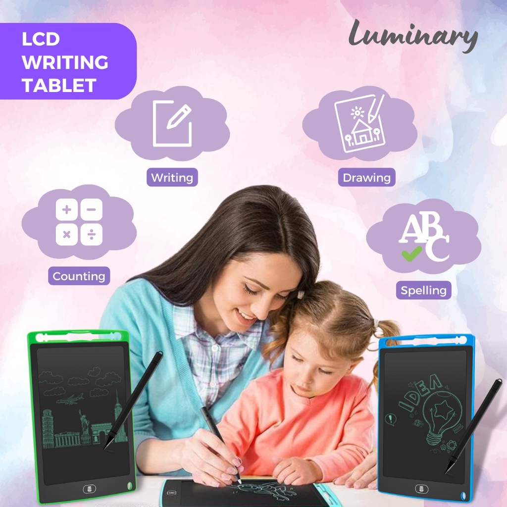 Jual Papan tulis Tab untuk Anak Kecil Dewasa Menggambar Belajar Menulis ...