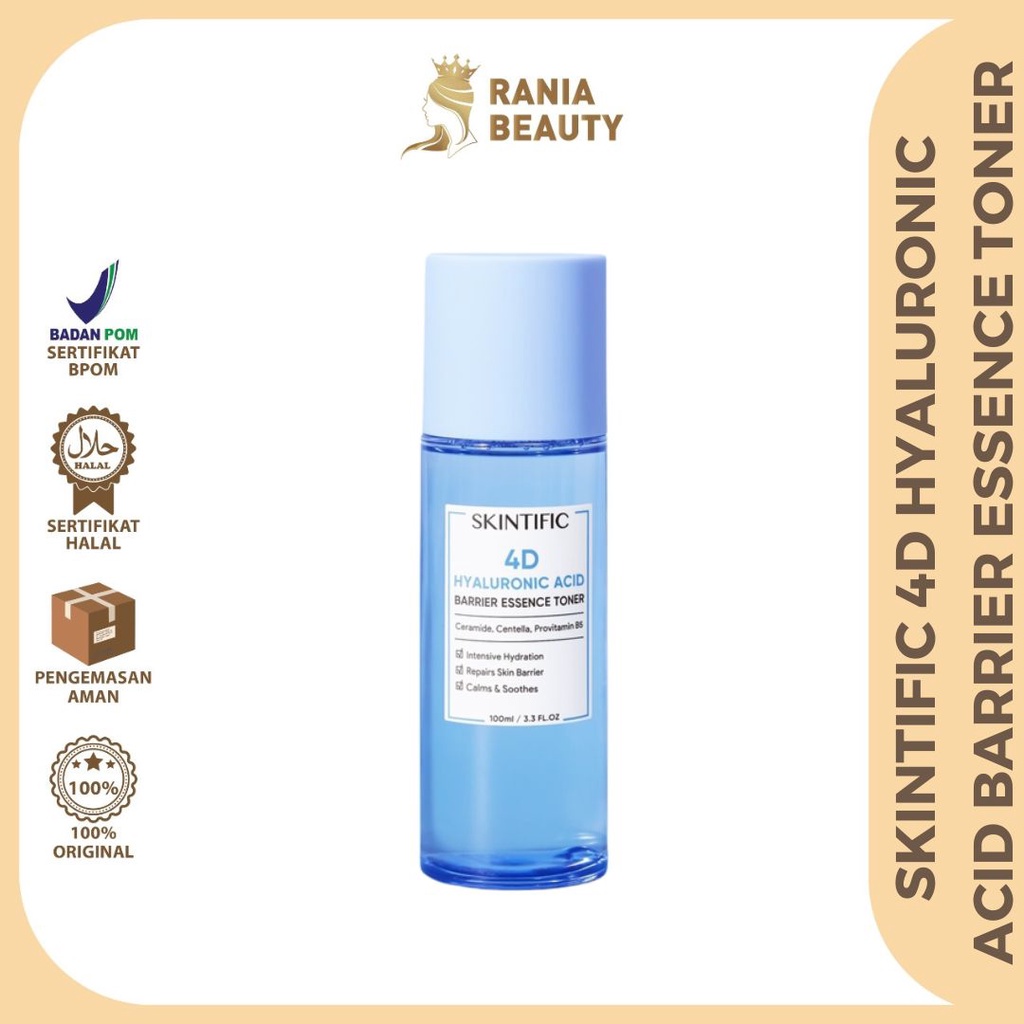 Jual Skintific 4d Hyaluronic Acid Barrier Essence Toner ~ Rania Beauty Shopee Indonesia 8183