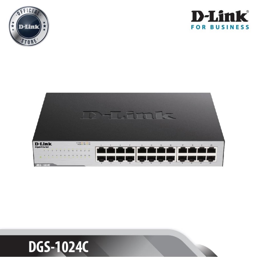 Jual D-Link DGS-1024C / DGS-1024D 24-Port Unmanaged Gigabit Switch ...
