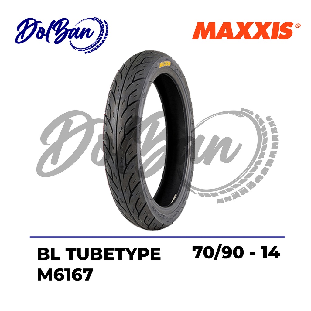 Jual BAN LUAR MOTOR MAXXIS 70/90-14 RING 14 M6167 TUBETYPE | Shopee ...