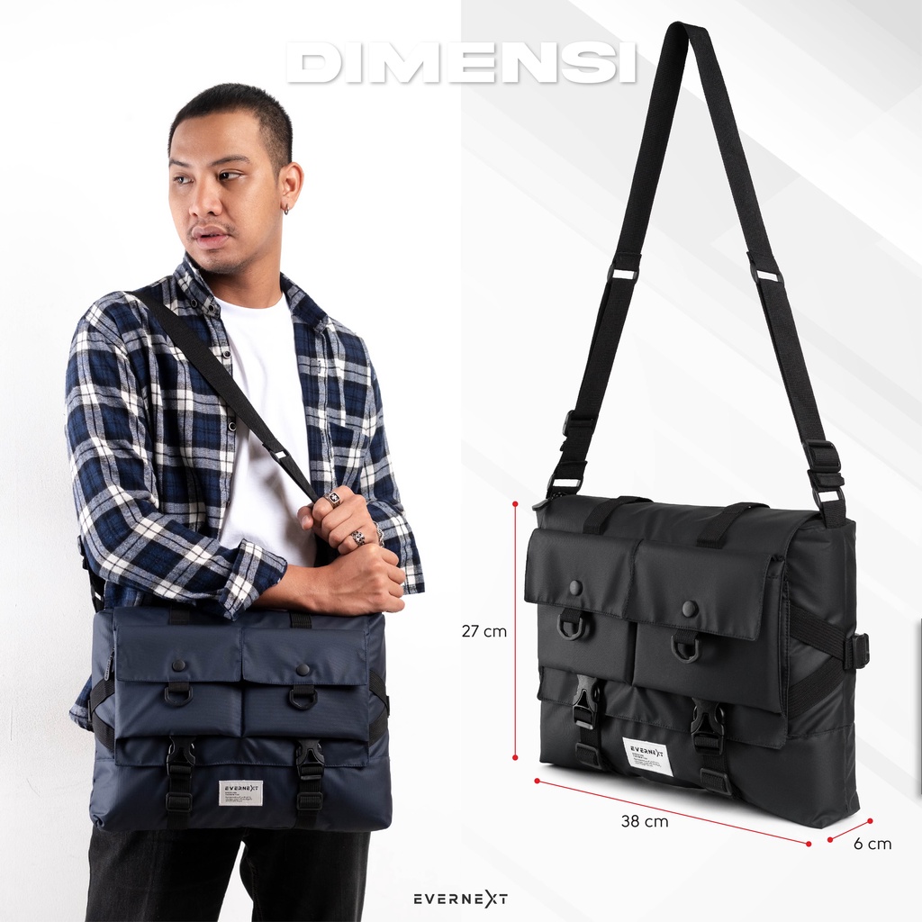 Jual Tas Selempang Pria Tas Laptop Waterproof Messenger Bag Tas