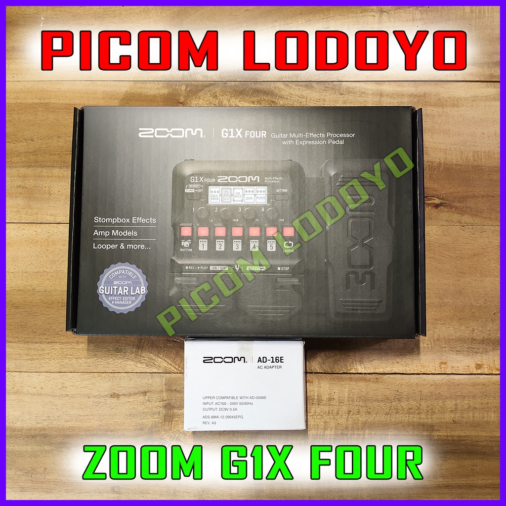 Jual ZOOM G1X FOUR Digital Stompbox Guitar MultiEffects Processor with