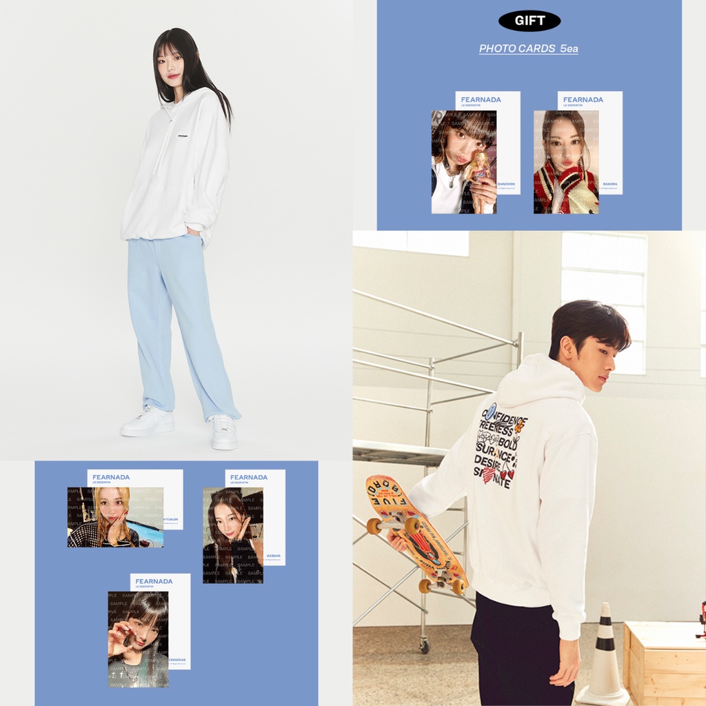 LE SSERAFIM【FEARNADA 2023 S/S】フーディ Lサイズ