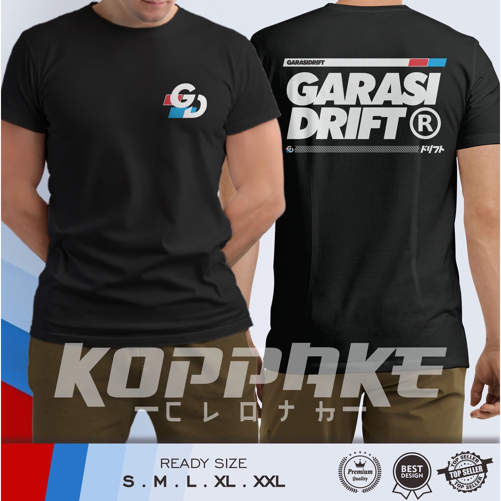 Jual Kaos Garasi Drift Logo Baju Distro | Shopee Indonesia