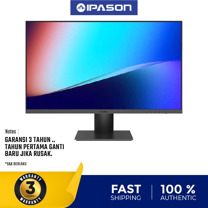 Jual Koorui Monitor Inch Hd Ips Display Hz Low Blue N N P P Shopee Indonesia