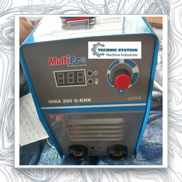 Jual Terlaris Multipro Mma 200 Gkr Heavy Duty Mesin Las Igbt Inverter ...