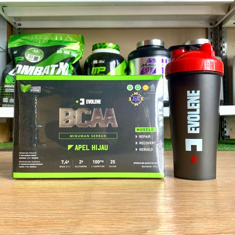 Jual Evolene BCAA 375 gr 25 sachet serving LGlutamine LCarnitine recovery Shopee Indonesia