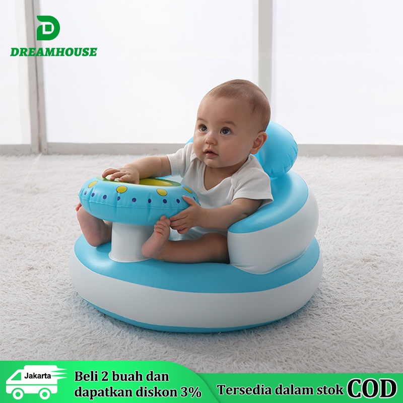 Jual Kursi Bayi Belajar Duduk Kursi Pompa Bayi Belajar Duduk Sofa Tiup
