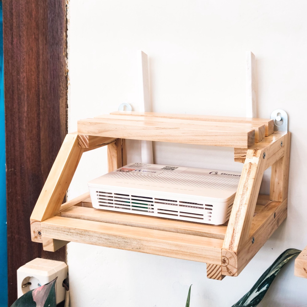 Jual STB Wifi Router Stand Holder Rak Gantungan Modem Set Top Box ...
