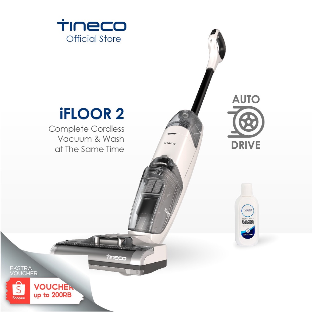 Jual Tineco iFLOOR 2 Powerful Wet Dry Cordless Stick Vacuum Cleaner Mop Scrubber Washer Penyedot