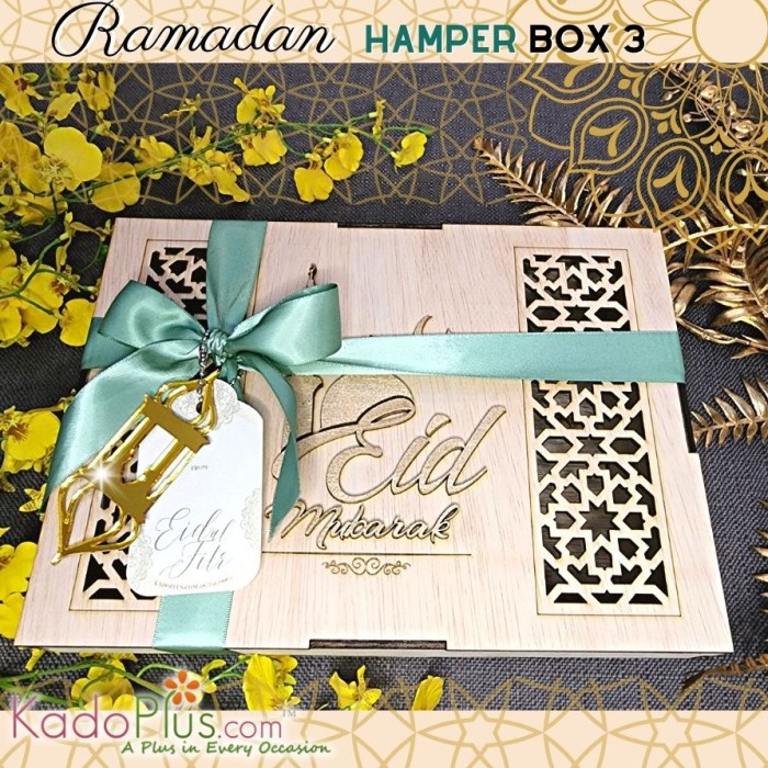 Jual Box Hampers Lebaran Box Kayu Laser Cut CUSTOM | Shopee Indonesia
