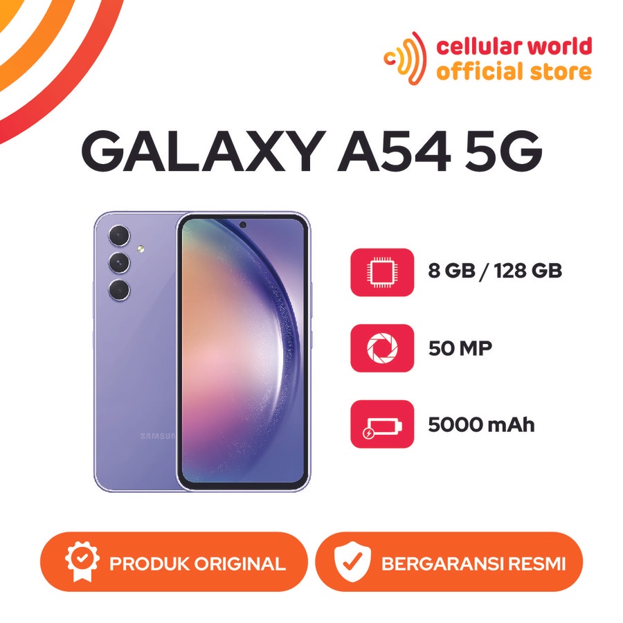 Jual Samsung Galaxy A54 5G 8/128GB Garansi Resmi Indonesia Shopee Indonesia
