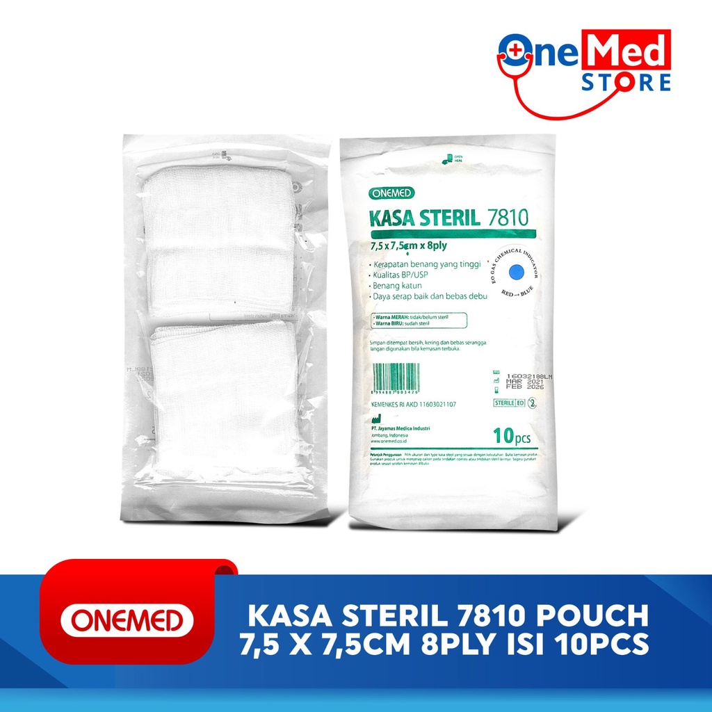 Jual Kasa Steril Onemed X Cm Ply Isi Oj Shopee Indonesia