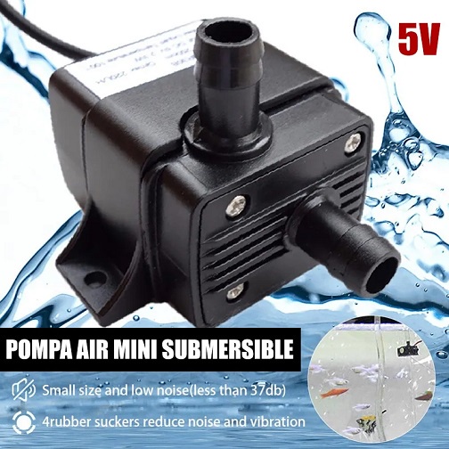 Jual Pompa Air Celup Mini USB DC3.5-9V 3W Brushless Submersible Water ...