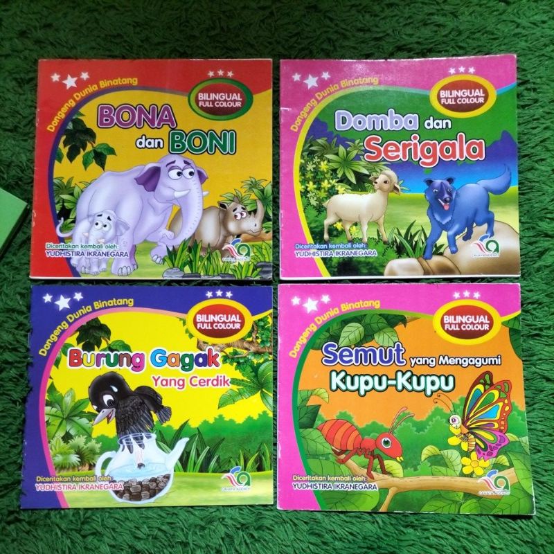 Jual ORIGINAL BUKU CERITA ANAK DONGENG DUNIA BINATANG BONA DAN BONI ...