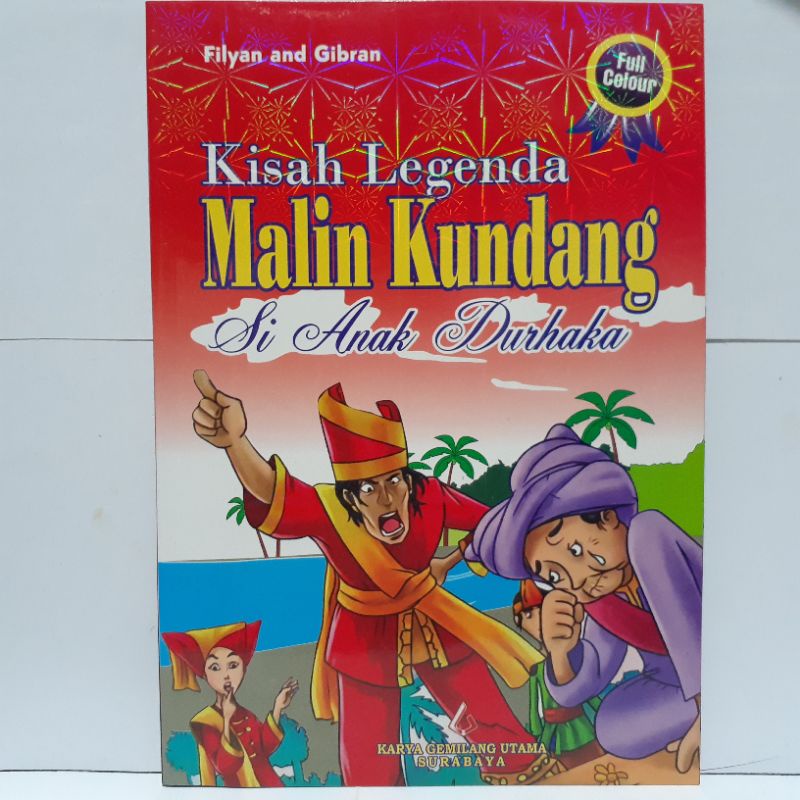 Jual Kisah Legenda Malin Kundang Si Anak Durhaka - KGU | Shopee Indonesia