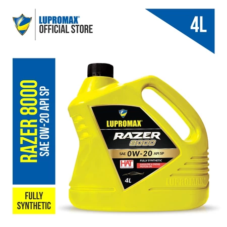 Lupromax Razer 8000 0W-20 Oli Mesin Mobil - 4 Liter