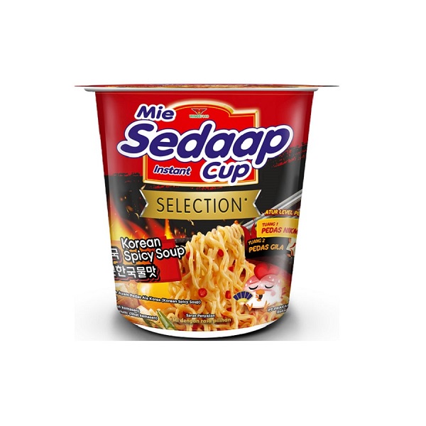 Jual Sedaap Mie Kuah Korean Spicy Soup Cup 75 Gr Shopee Indonesia