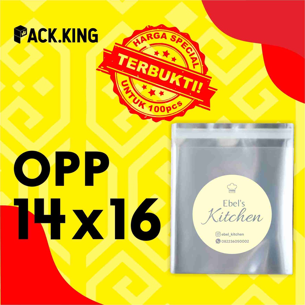 Jual Plastik Sablon Custom Snack Opp Roti Murah Free Desain Ukuran ...