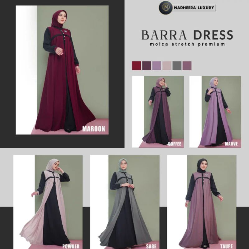 Jual BARRA DRESS by Nadheera Luxury [ NEW ND Dress Series ] Gamis