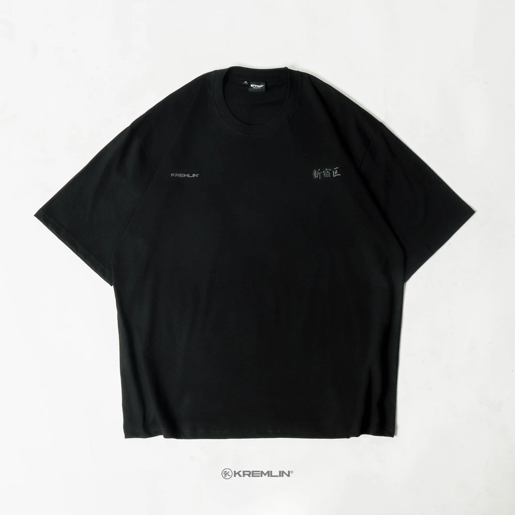 KREMLIN Oversize T-Shirt Shinjuku Black Premium Japan Streetwear foto 2