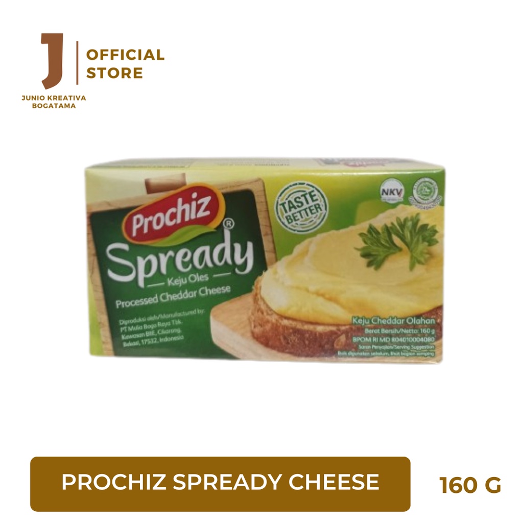Jual Prochiz Spready Cheese 160 Gram Shopee Indonesia