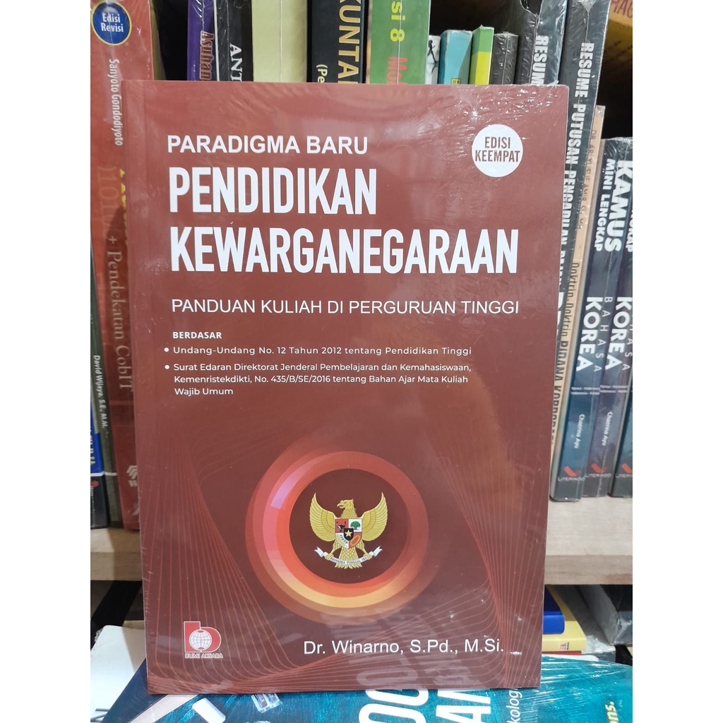 Jual Paradigma Baru Pendidikan Kewarganegaraan Edisi Keempat - Dr ...