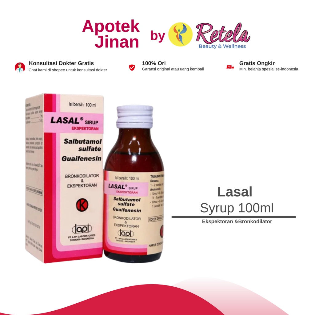 Jual LASAL EXPECT SYRUP 100ML Shopee Indonesia