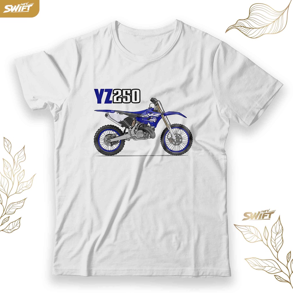 KAOS yamaha YZ250 motocross trail adventure offroad TSHIRT BAJU DISTRO