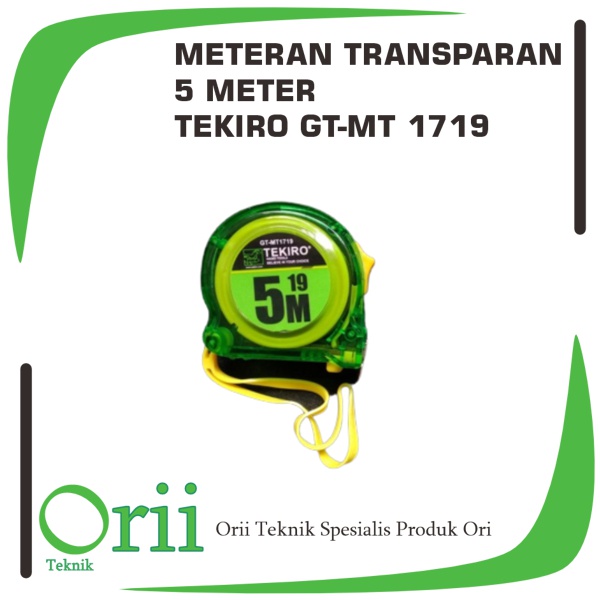 Jual Tekiro Meteran Transparan Ukuran Meter Type Gt Mt Shopee Indonesia