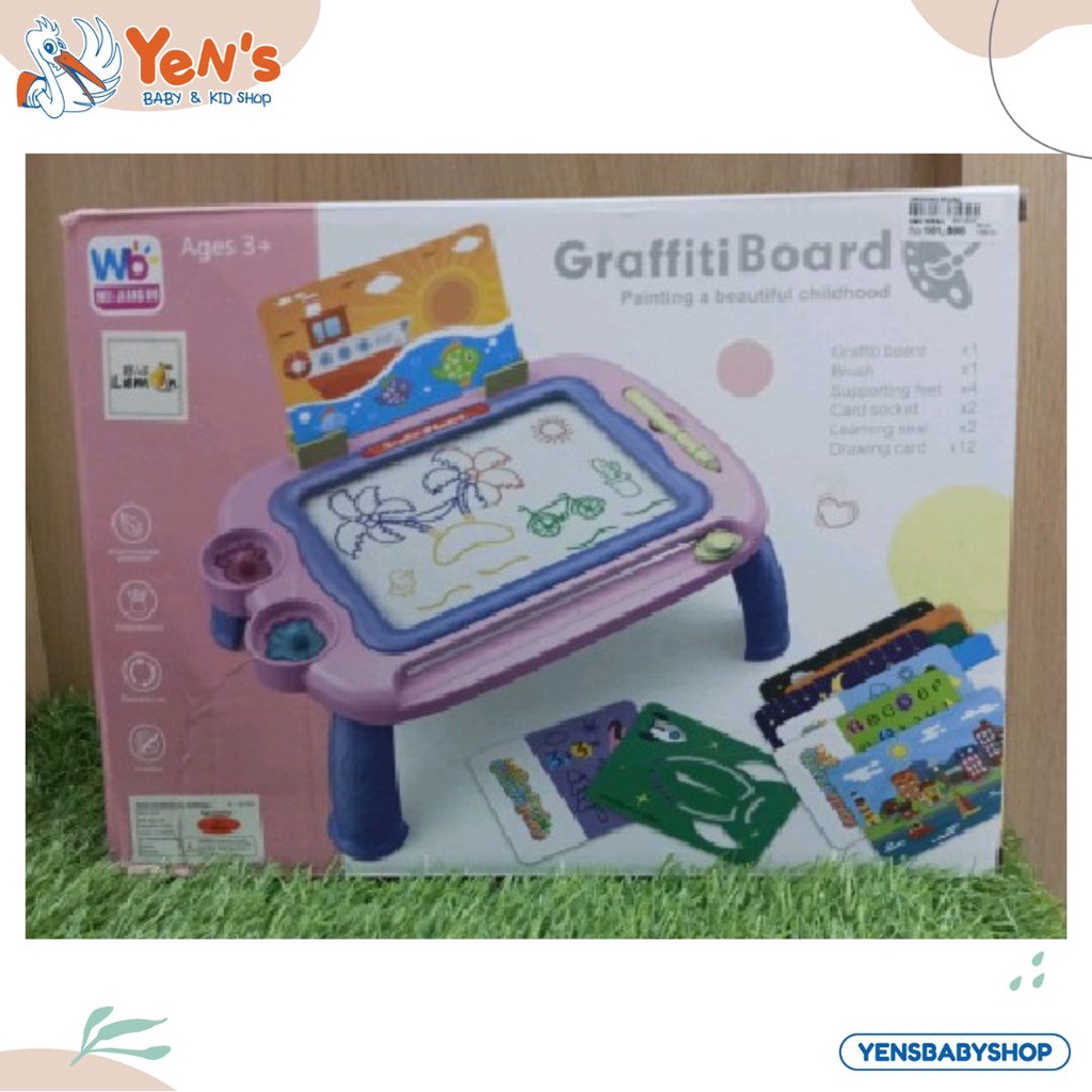 Jual Papan Tulis Gambar GRAFFITI BOARD Mainan Edukasi Anak Magnetic ...