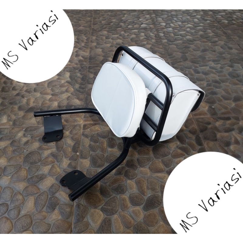 Jual Backrack plus Sidebag Honda Scoopy / Aksesoris Honda Scoopy ...